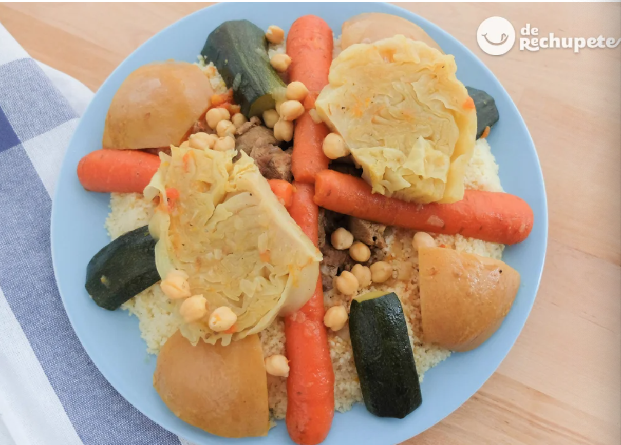seitan con cous cous marroquí